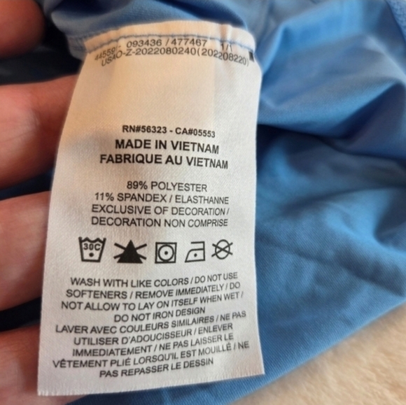 Nike One Dri-FIT Women’s Racerback Tank Top Blue XL New Training - Picture 6 of 8